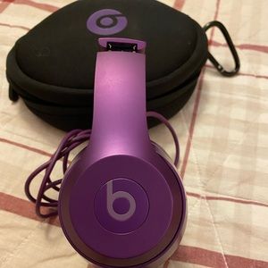 Purple Beats Wired Headphones